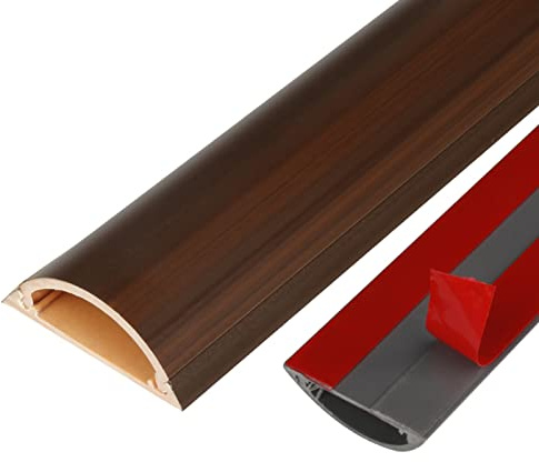 DSJBGSS Cable trunking Mini Cable Trunking, Half Round Self Adhesive Home Garage Management Color A Size No.3