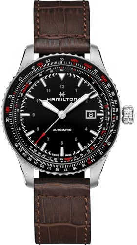 Hamilton Herren Analog Automatik Armbanduhr Khaki Aviation Converter