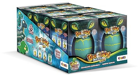 MEGGA EGG Craze Juego de 6 Huevos Sorpresa de Dinosaurio Que eclosionan en el Agua – Huevos de Dinosaurio para Poner en el Agua