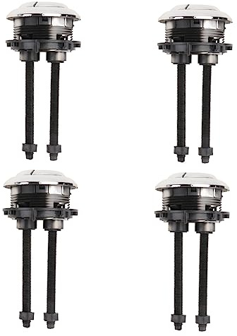 Gatuida 4piezas Botón De Inodoro Doble Pulsador Botones De Descarga De Tanque De Agua De Redondos para Cisterna De Inodoro