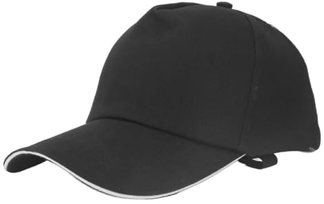 Cap bernice sicuro cappello baseball regolabile con cappello lavoro in cotone nera