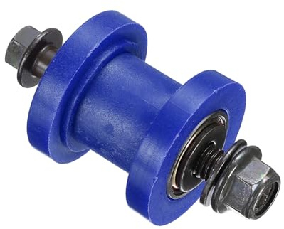 PATIKIL Rullo A Scanalatura Da 8mm Tensionatore Catena Mini Bike Pezzi Di Ricambio Tipo Cilindro In Nylon Ruota Guida Slitta Guida Catena Per Mini Moto Dirt Bike Blu