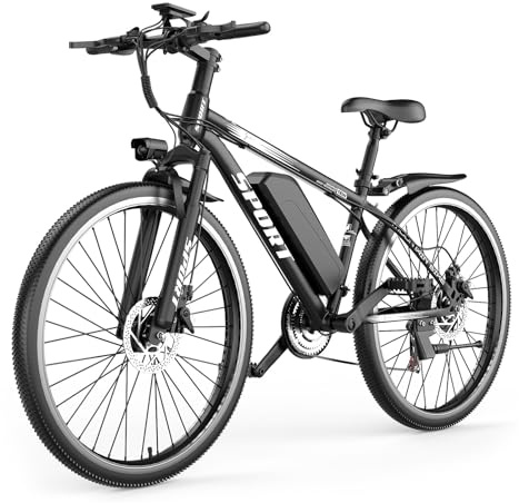 YOBACARID Elektrofahrrad für Erwachsene, 27,5 Zoll (69,9 cm) Motor 250 W E-Bike, abnehmbarer Akku 48 V 15 Ah, Elektrofahrrad 5 Geschwindigkeitsstufen, Reichweite 40 – 72 km, hydraulische