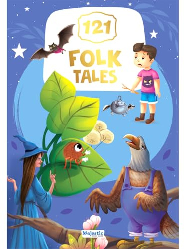 121 Folk Tales - Illustrated Story Book for kids - English short stories with Colourful Pictures - Best Bedtime children stories For younger children | The Book Tree Books