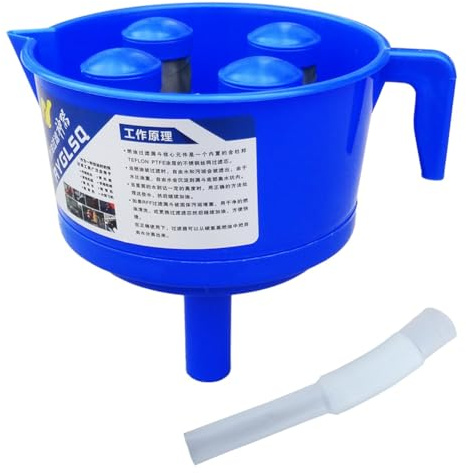 Tipo de Embudo Separador de Aceite y Agua con Cuatro Elementos de Filtro Diesels Gasolina Filtro de Combustible Accesorios de Montaje