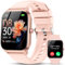 CASCHO Reloj Inteligente Mujer,1.85 HD Smartwatch Mujer con Llamadas, Smart Watch con Podómetro,SpO2,Monitor de Sueño,115+ Modos Deportes, IP68 Impermeable Pulsera Actividad para Android iOS