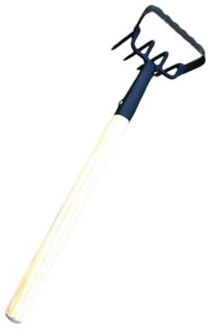 Toyvian 2 Piezas Herramientas de jardinería de Hoe de rastrillo pequeño arbusto rastrillo de Tierra rastrillo de jardinería rastrillo de siembra Acero Rico en Carbono Vistoso