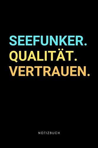 Seefunker: Notizbuch, Notizblock, Notebook | Punktraster, Punktiert, Dotted | 120 Seiten, DIN A5 (6x9 Zoll) | Notizen, Termine, Ideen, Skizzen, Tagebuch | Beruf, Tätigkeit, Leidenschaft
