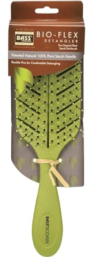 BASS Leaf Bio Flex Hair Brush (Green Leaf)