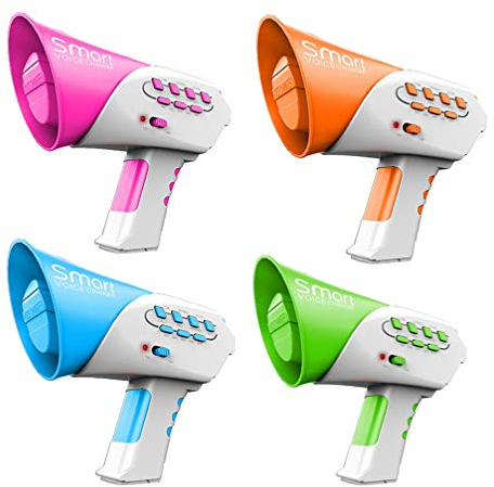 NUOBESTY Kids Multi Voice Changer Toy Megaphone Change Your Voice Modifier Speaker Toys for Boys and Girls (Random Color) No Battery