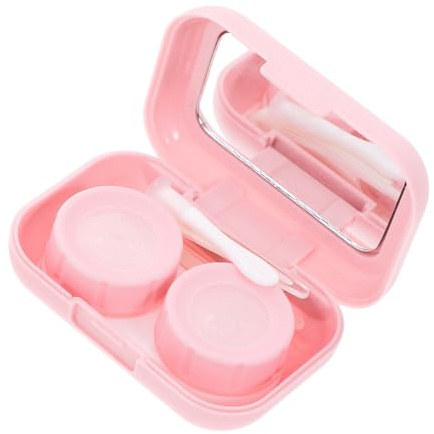 PLAFOPE Caja De Lentes De Contacto con Soporte Estuche para Lentes De Contacto Portátil