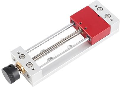 Yomiyuyr Bohrmaschinenschraubstock, Aluminiumlegierung 0 3,94 Zoll Spannmaschinenschraubstock, zum Polieren, Bohren, Gravieren, kompakt, als Bohrmaschinenzubehör