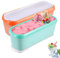 Bac a Glace Maison,1.5 Litre Bac Stockage Crème Glacée,Récipients à Glace Réutilisables avec Couvercle,Utilisable pour Préparez de Délicieux Smoothies,Sorbets,Yaourts,Profitez d'un Plaisir Unique