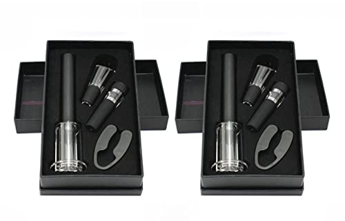 Janasiba Juego de 8 sacacorchos, bomba de aire, abridor de , caja de regalo, incluye kit de abridor de vino