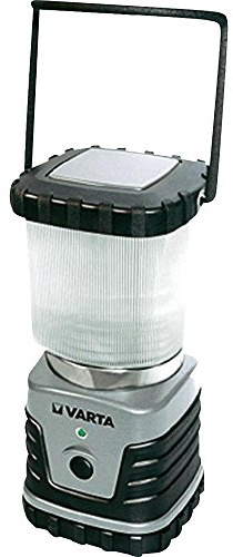 VARTA Lampe de Camping LED, non équipée, Camping Lantern L20, trois modes d'éclairage, fonctionne avec 3x piles D, résistant aux éclaboussures, adaptée à une utilisation en extérieur, camping, pêche