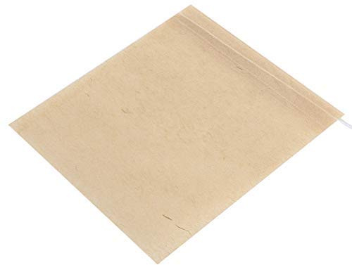 Fdit 100 Stück Einweg-Teebeutel mit Zugband - Leere Teefilterbeutel für losen Tee, Kräuter & Kaffee - Lebensmittelechtes Baumwollmaterial (10x8cm)