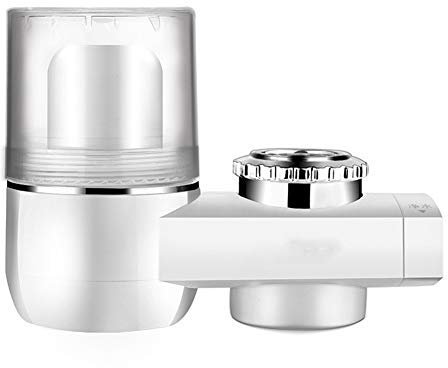 Robinet D'eau Purificateur De Cuisine Robinet D'eau Purificateur, Filtre Chlorée, Les Sédiments, La Rouille, Nitrate,Robinets Compatible Avec La Norme. (Mouvement x 4,Transparent)