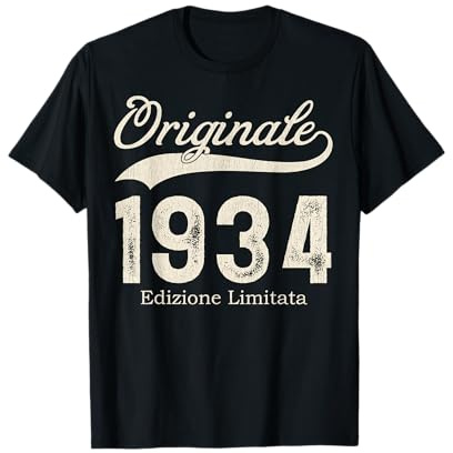 Originale Dal 1934 Edizione Limitata Anni 92 Compleanno Maglietta