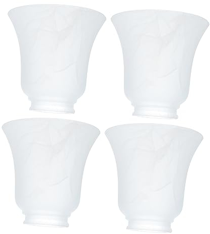 HEMOTON 4 Stück Lampenschirm Laternenpfahlleuchte werkzeugkiste Jahrgang Licht e27 birne Deckenventilator leichtes Accessoire Stehlampe Die Glühbirne Zubehör Leuchter schmücken Glas