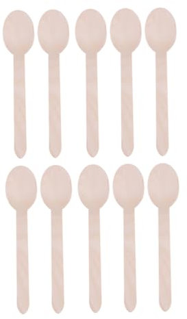 TOPBATHY 20pcs DIY Wooden Spoons Beech Craft Supplies Long Handle for Painting Girl Craft Projects