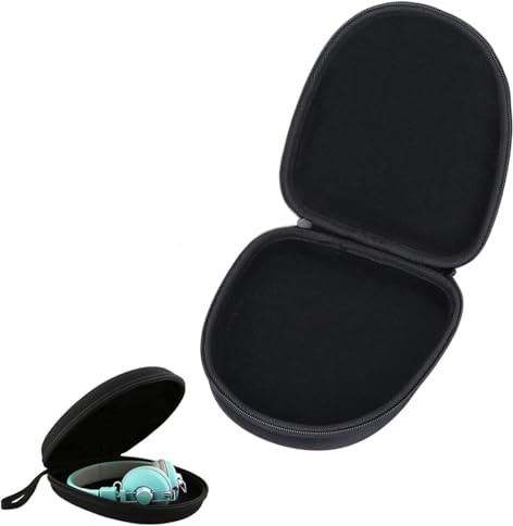 WUFKOP Headphones Case, Bluetooth Over Ear Headphone Bag, Universal Slim Travel Headset Case