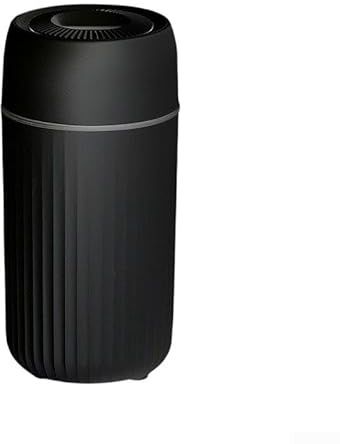Diffusore di oli essenziali da 100 ml, diffusore di aromi portatile, effetto fiamma simulata, umidificatore USB per casa, camera da letto, auto, ufficio (colore nero)