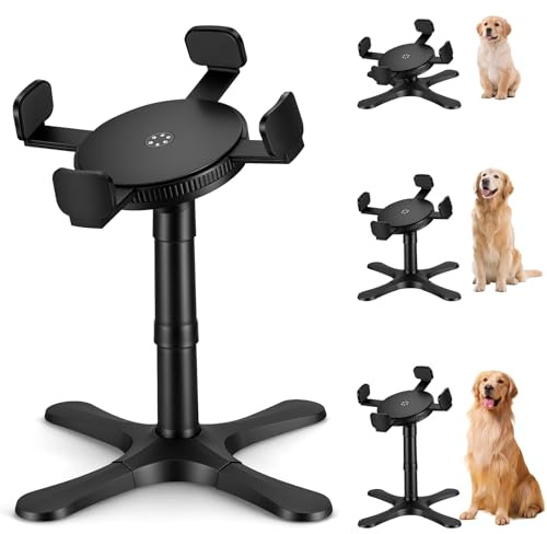 Hahorpa Support Gamelle Chien Surélevée Robuste, Gamelle Surélevée pour Chien Hauteur Réglable De 14 À 34 CM, Antidérapante Réhausseur Gamelle pour Chien De Grande, Moyenne Et Petite Taille