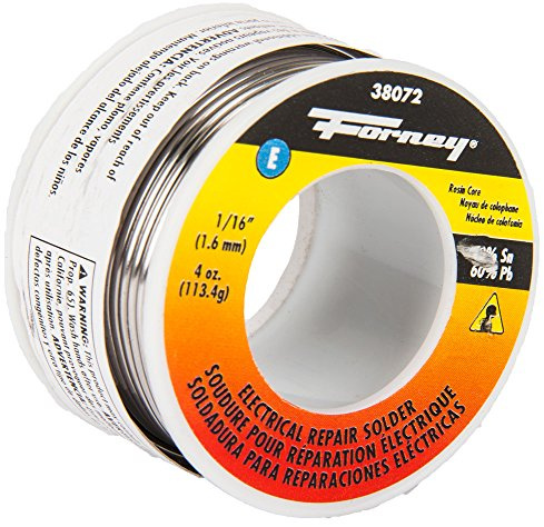 Forney 38072 Solder Rosin 1/16, 4 oz.,Silver