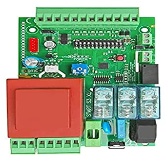 Nologo START-S3XL / 2020 - Universelle Zentralplatte für Schiebetüren, Auf- und Ab-Türen und Schlösser, kompatibel mit allen Marken 230 VAC Came FAAC FADINI BENINCA, schwarz