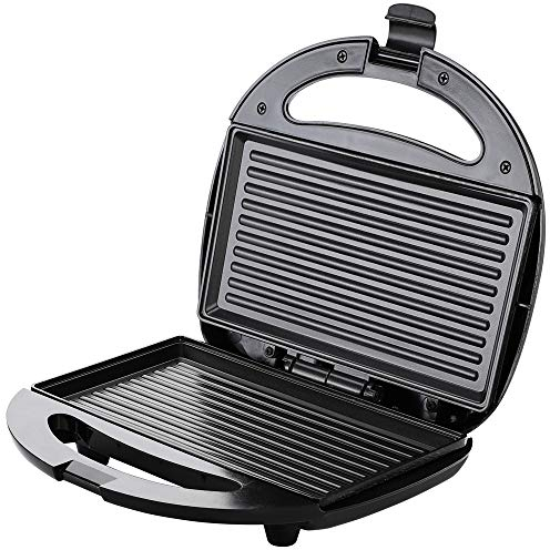 MONZANA® Sandwich Maker Antihaftbeschichtung Sicherheitsverschluss Cool-Touch Küche Kontaktgrill Elektrogrill Tischgrill Panini Toaster 750W BPA-frei