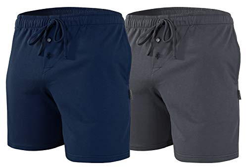 sesto senso Pantaloncini Pigiama Uomo Pantaloni Corto Cotone Shorts Confezione da 1-2 Pezzi L 2Pack g+g