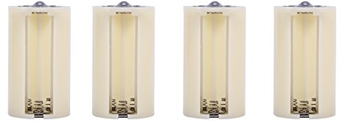 4st 3 AA Till D Storlek Parallell Batterikonverterare Adapterhållare, Konvertera 3 AA-batterier Till Ett D-batteri