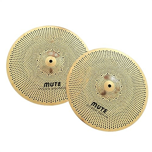Platillo Hi Hat Golden Mute De 14 Para Principiantes Y Adultos Platillos para principiantes