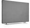 kwmobile Dust Cover for 75 TV - Fabric Case TV Protector for Indoor Flat Screen TVs - Light Grey