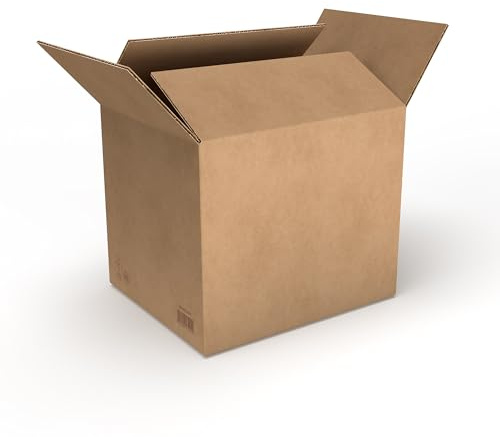 RaKuPack Versandkarton 50 Stück Faltkarton 250x200x200mm Innenmaß (25x20x20cm) Verpackungskarton Warensendung Karton braun Faltschachtel Pappkarton Paket Versandschachtel Kartonage verschiedene Größen