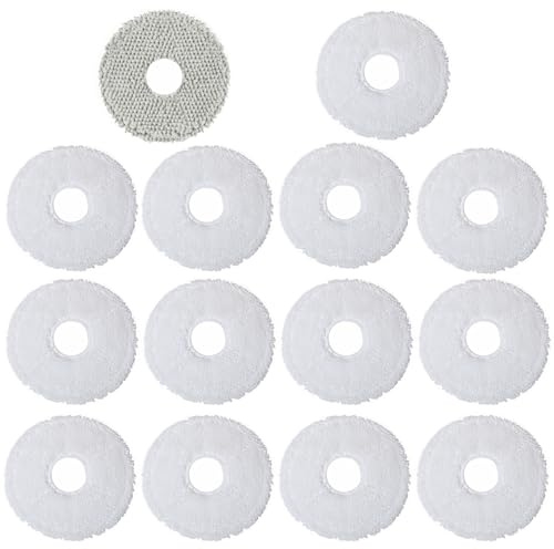 12 panni per pulizia DEEBOT X2/T20/T20e/T30 OMNI, T30S Pro/Combo e Xiaomi X20/X10+ Plus per L10s/L10/L20/X40/L40 Ultra aspirapolvere, morbidi e lavabili