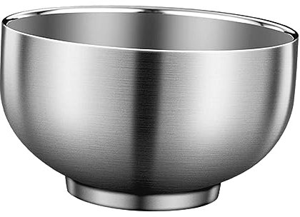 Mikikit Cuenco De Acero Inoxidable Para Fideos Cuenco Práctico Para Sopa Tazón Duradero Para Servir Comida Cocina Para Ensalada y Uso Diario