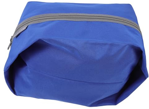 VALICLUD Outdoor Schuhtasche XL Leicht Silikongewebe Reise Schuh Organizer Blau Komprimierbar für Wanderschuhe Sneaker