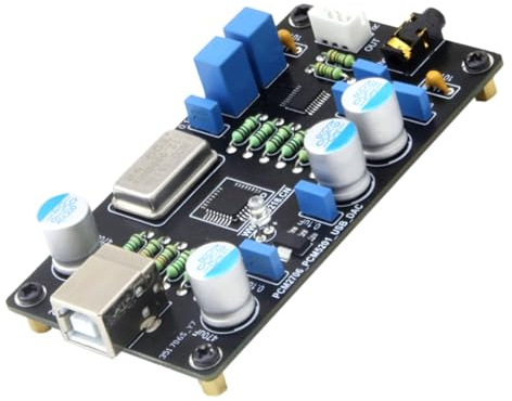 Carte son USB Amplificateur de casque PCM2706C Décodage PCM5102A 32 bits pour amplificateur de puissance carte son