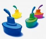 Alessi Plat à Beurre Forme Bateau Jaune