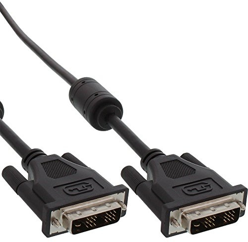 InLine DVI-D Kabel - digital 18+1 St/St - Single Link - 2 Ferritte - 2m