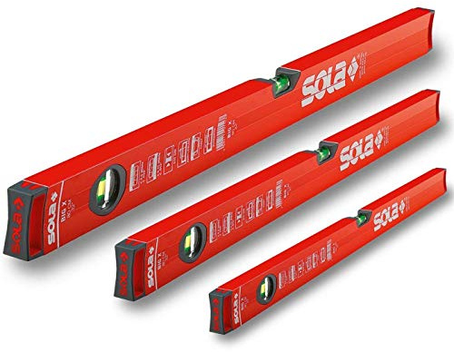 Oligei So-Big Set / 60/100 / 180 Sola Aluminium-Spirit-Level Bigx-Set, enthält BigX 60, Bigx3 100, BigX3 180, Meterstab