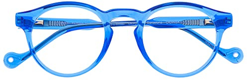 DIDINSKY Blaulichtfilter Brille für Damen und Herren. Blaufilter Brille mit stärke oder ohne sehstärke für Gaming oder Pc. Acetate Tempel und Blendschutzgläser. Klein +1.0 – DIPITTI