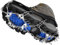 INYEEXUP Crampons for Mountain Shoes Men and Women, Grödel for Hiking Shoes with 28 Reinforced Stainless Steel Spikes, Ideal for Hiking, Trekking, Walking, Climbing (M)