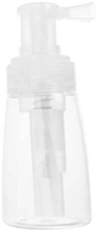 Outanaya Pulversprühflasche Aus Kunststoff Transparent Klein Mit Schrumpfdüse Für Barbershop Trockenshampoo Vielseitig Tragbar