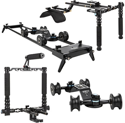 Sirui VSK-5 Video Survival Kit (Alu/Carbon, Slider, Dolly, Cage, Lowboy, Rig, mit Rucksack)