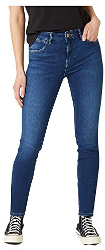 Wrangler Skinny, Jeans Donna, Blu (Authentic Love), 33W / 34L