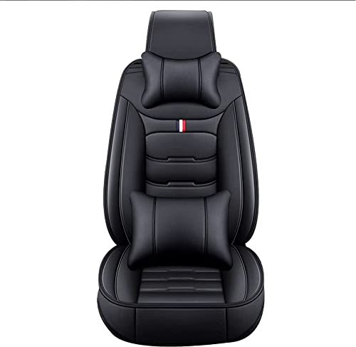 WQEFWR Auto-SitzbezüGe Autositzbezug für Peugeot 4007 2007-2012 5-Sitze, Leder Luxus Voll Vorderseite und RüCkseite SchonbezüGe, AutozubehöR Schonbezug AutositzbezüGe Kompatibel