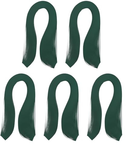 PATIKIL 600 Stück Quilling-Streifen Papier 1/8 (3mm) 39cm Origami Papier Quilling-Streifen für Kunst DIY Handwerk Weihnachten, Armee Grün