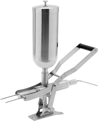 BETTLUCK Latin Fruit Filler Machine,manual Filler Maker Machine,5l Spanish Donuts Dessert Churro Makers,stainless Steel Chocolate Jam Filling Machine, Filling Machine For Kitchen Restaurant